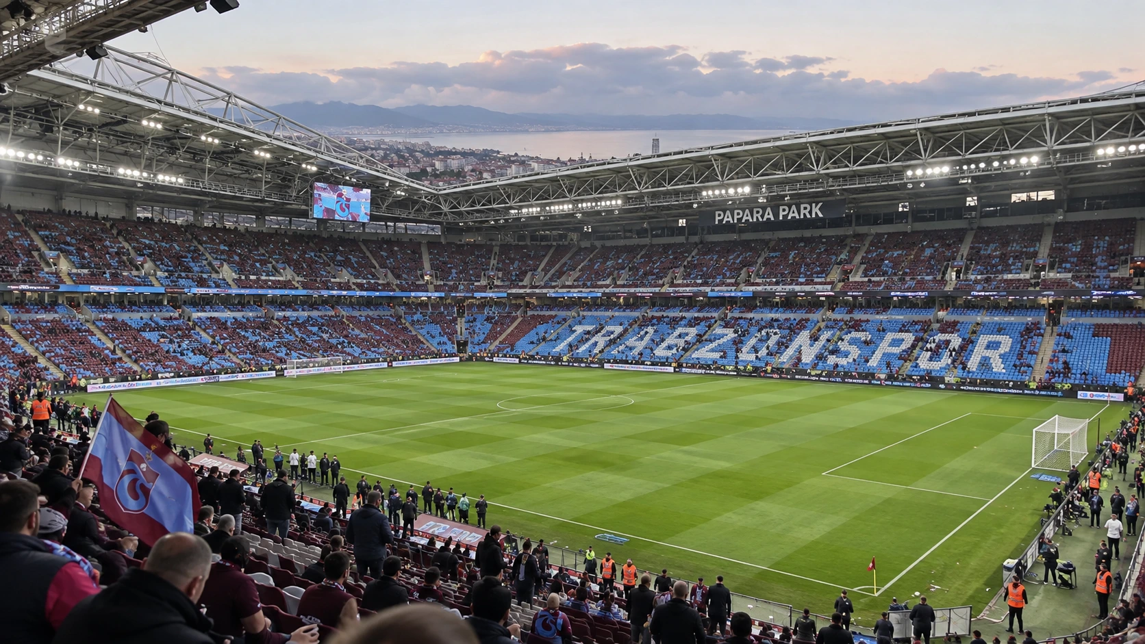Batista Mendy’nin Trabzonspor formasıyla Drogheda United karşılaşmasında sahaya çıkışı