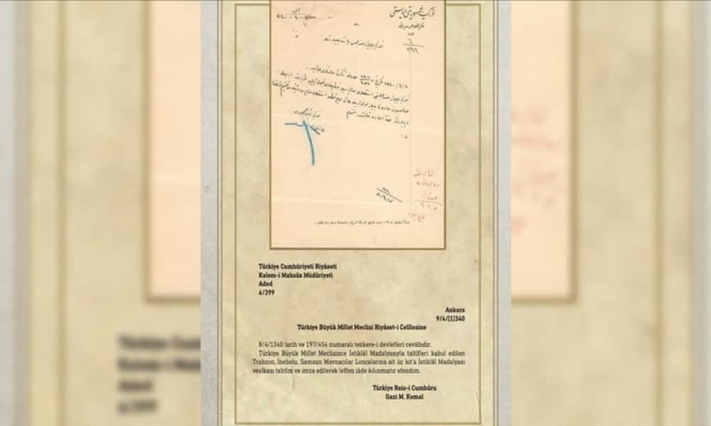 Trabzon’un 101 Yıllık İstiklal Madalyası Törenle Teslim Edilecek